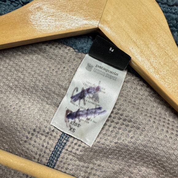 Vintage 2009 Patagonia Retro-X Cardigan Deep Pile Fleece Jacket Kids Size XS 5-6 - Picture 10 of 11